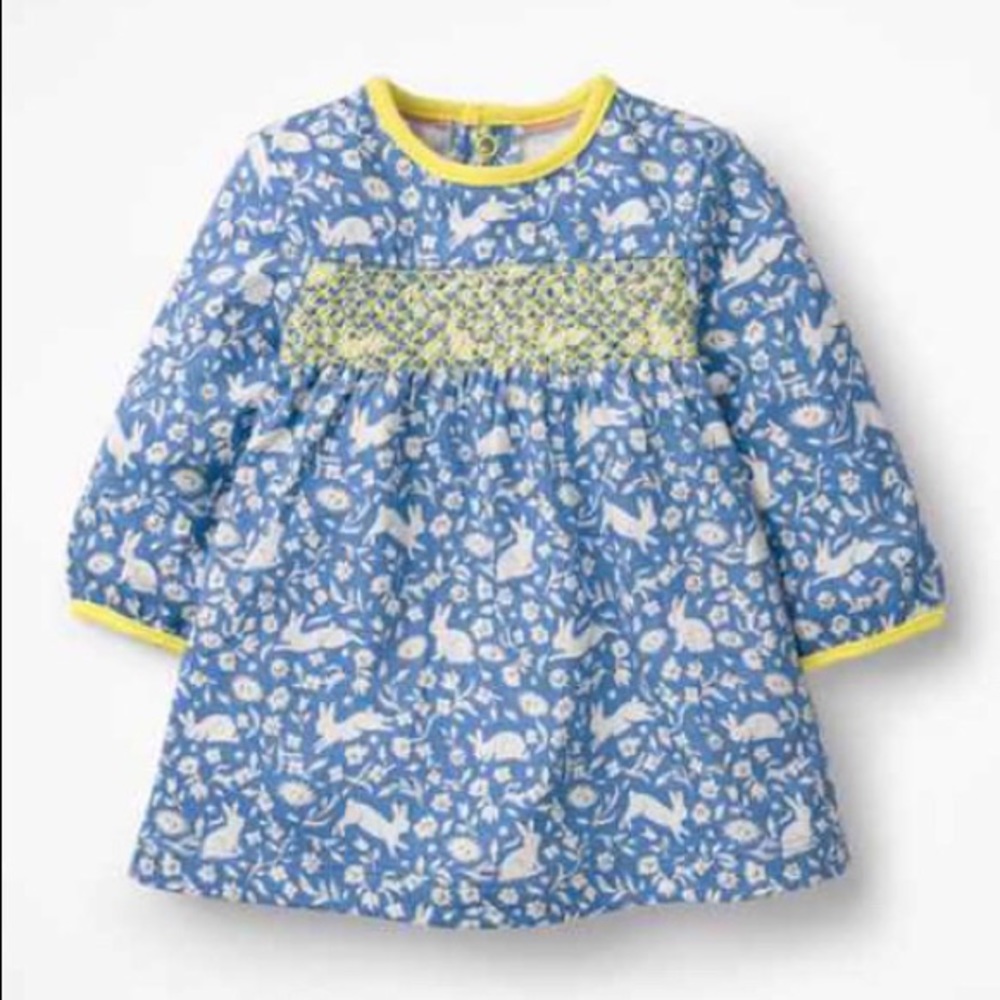 Baby Boden NWT Smocked Jersey Dress